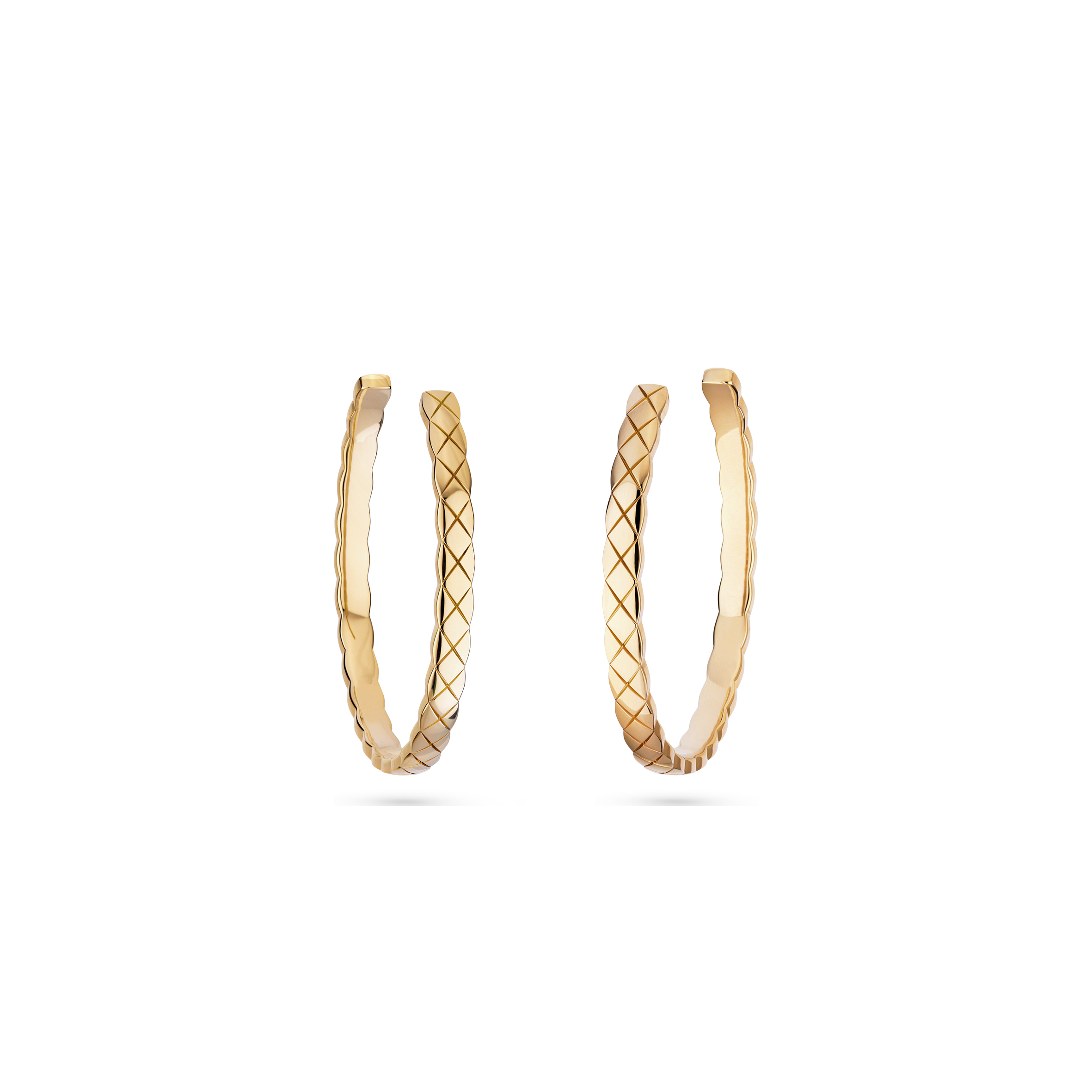 Ch*el coco crush hoop earrings j12092